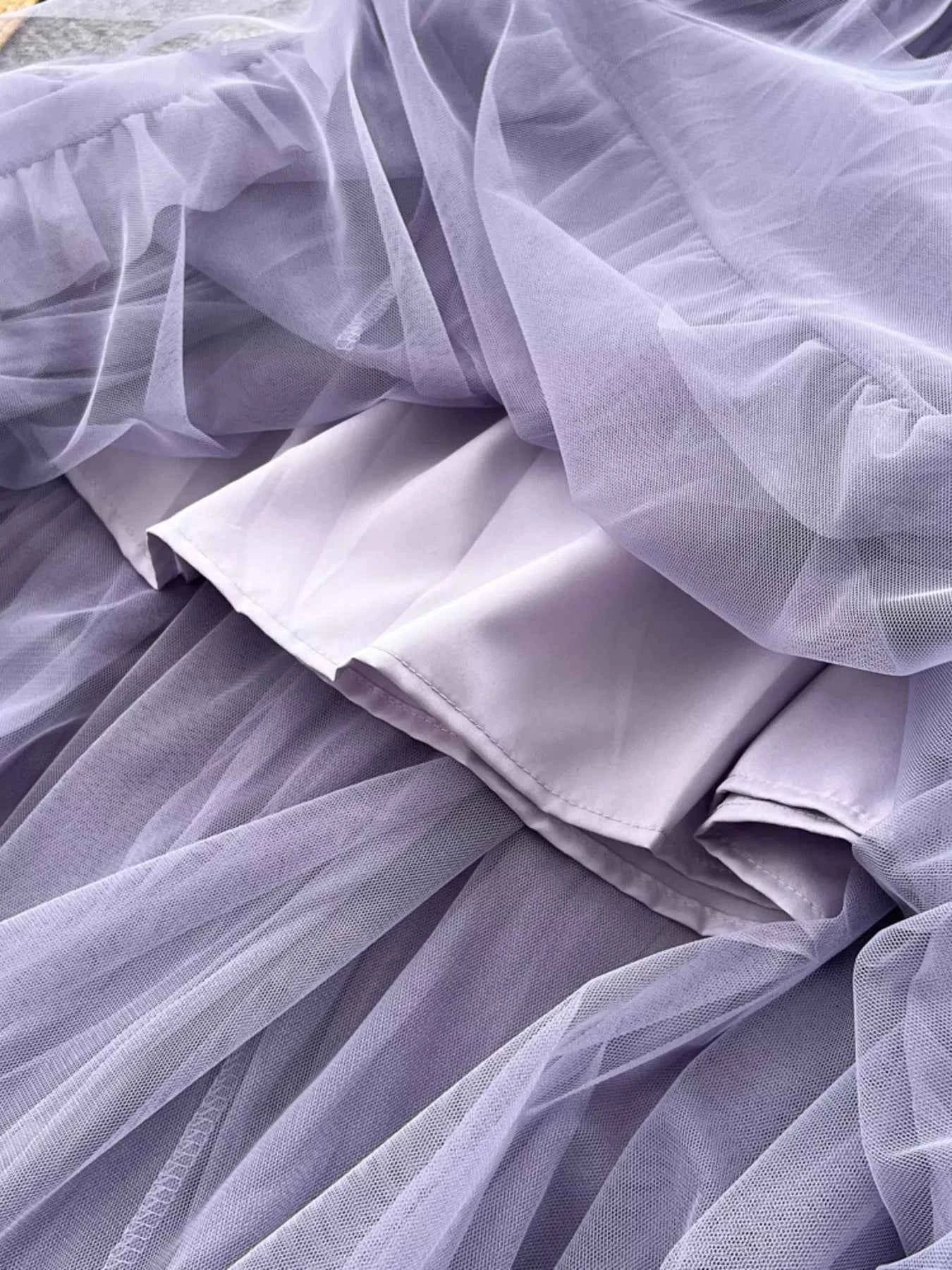 Tiered Tulle Skirt