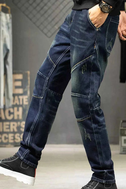 Men's Slim Fit Straight Leg Jeans