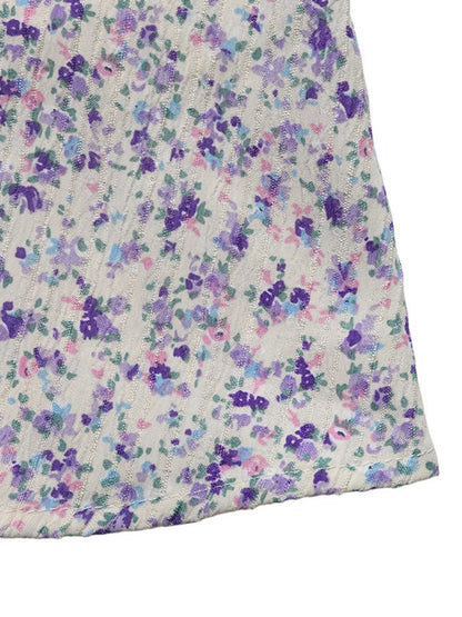 Floral Print Shirred Cami Maxi Dress