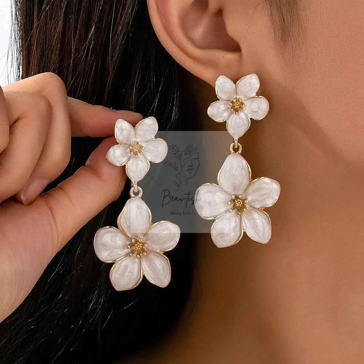 Flower Dangle Earrings