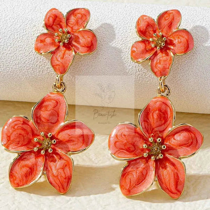 Flower Dangle Earrings