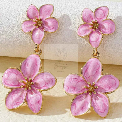 Flower Dangle Earrings