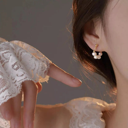 Freshwater Pearl Hoop Earrings