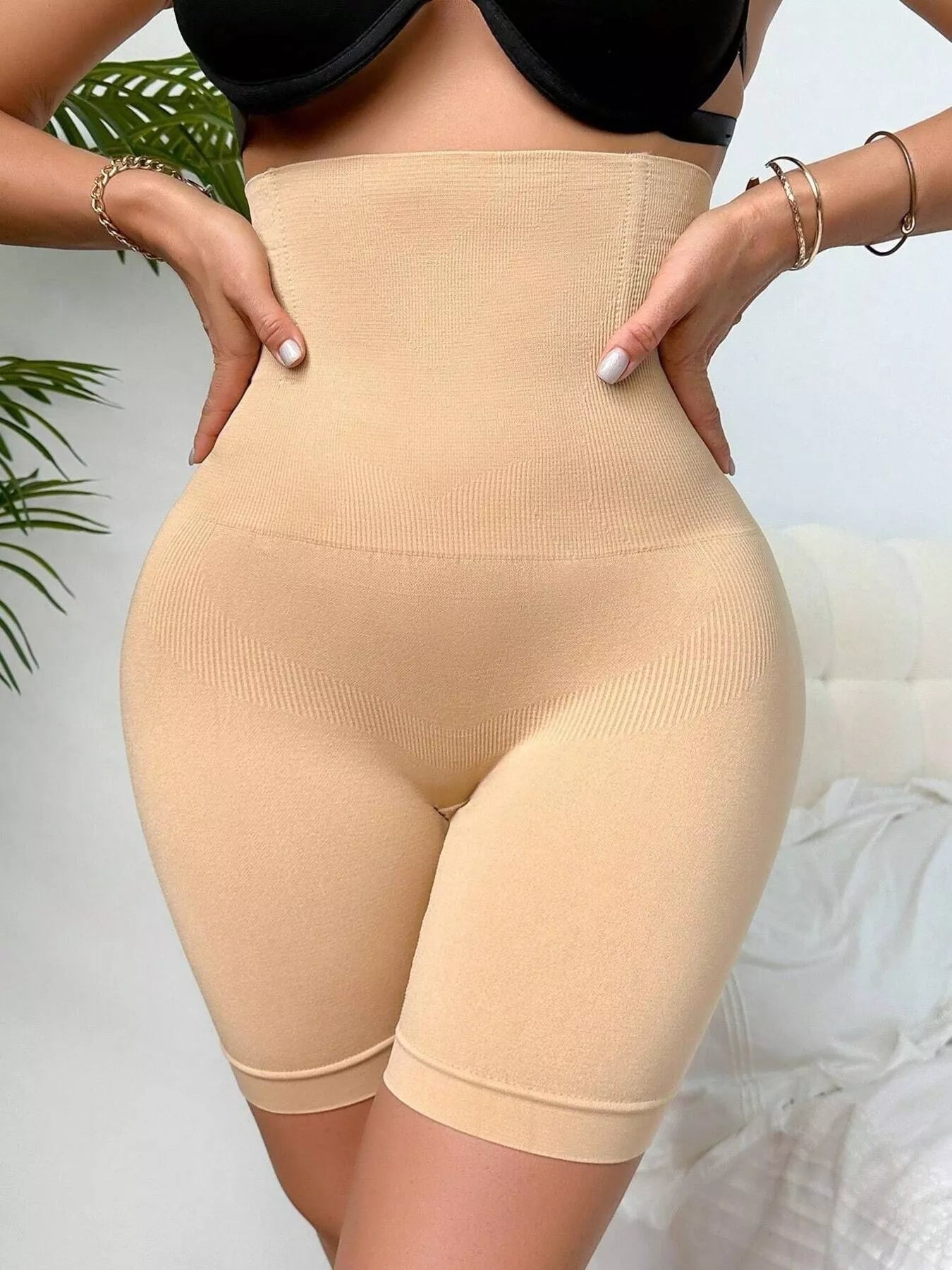 Full Size High Waist Compression Slimming Leggings Plus Size