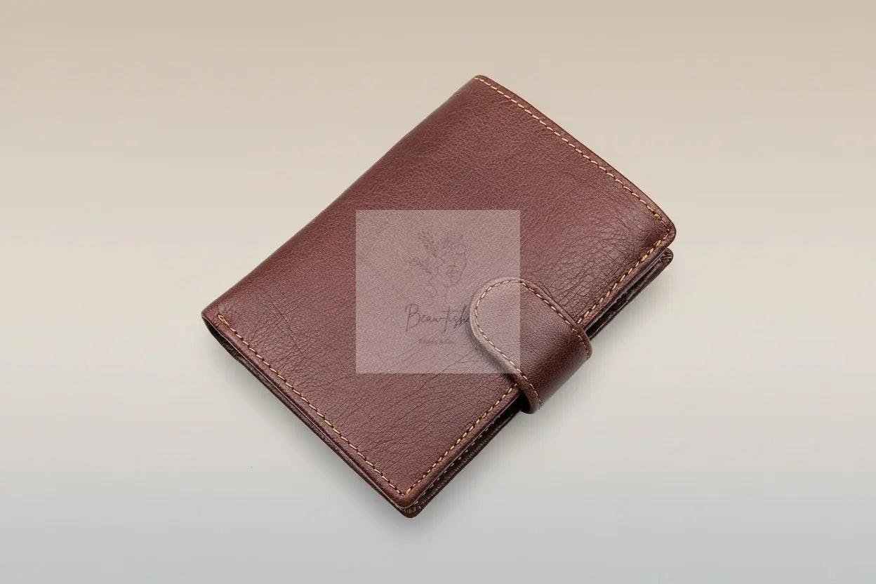 Genuine leather men wallets High-quality Multi card short wallet Men's Cow Leather RFID Card Holder