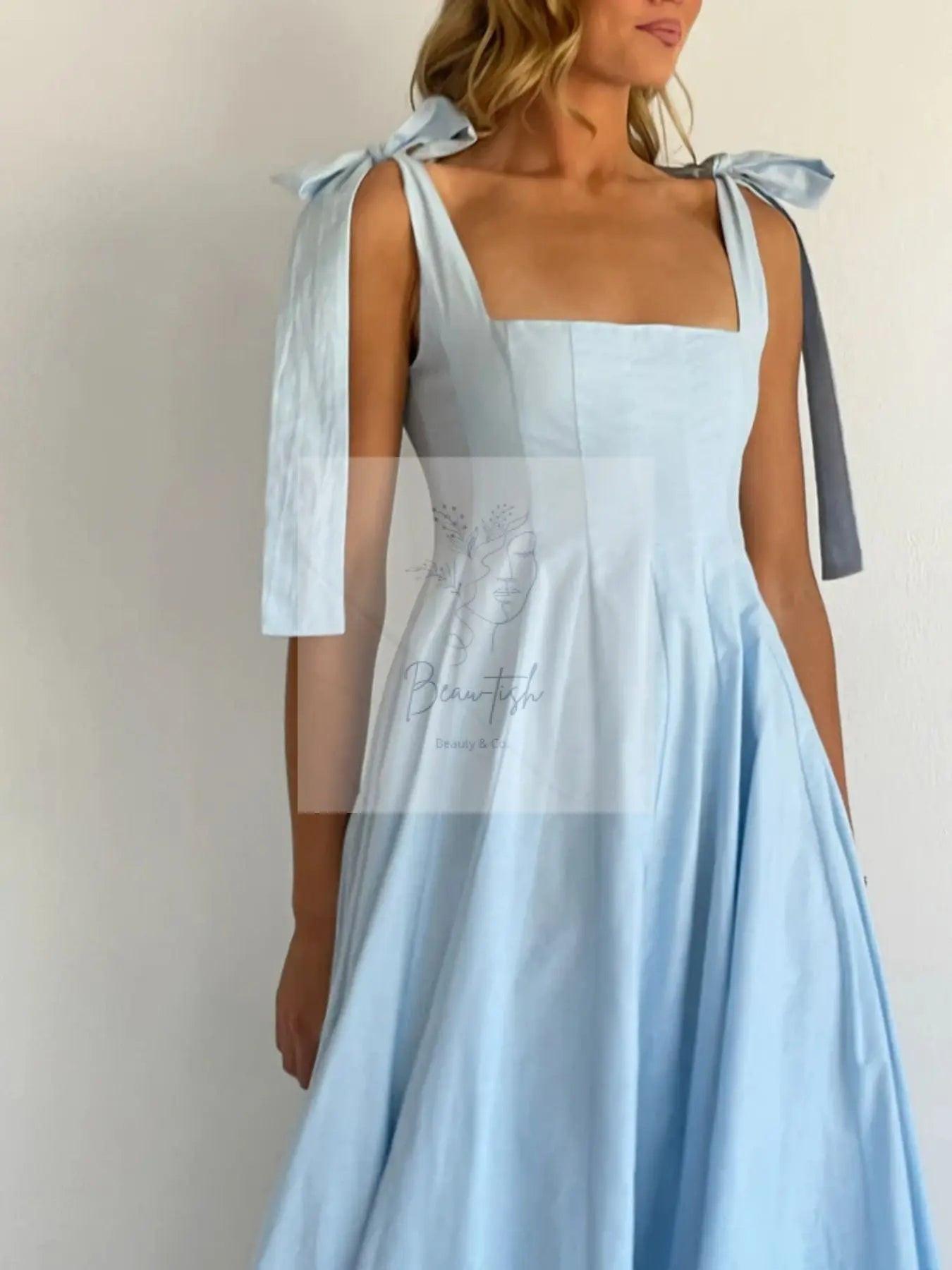 Gradient Tie Shoulder Maxi Dress