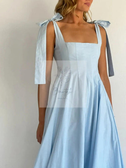 Gradient Tie Shoulder Maxi Dress