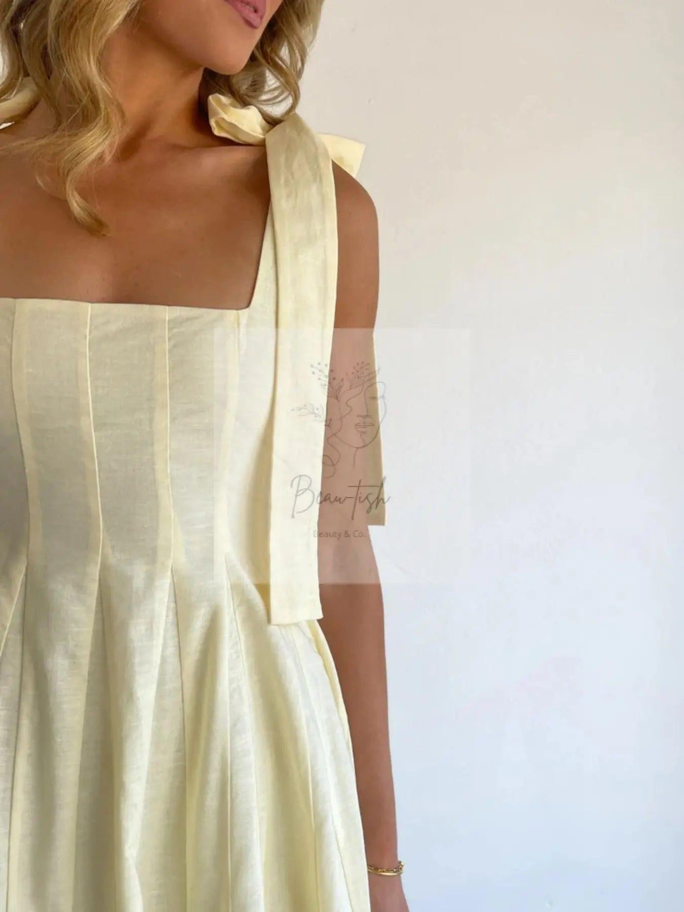 Gradient Tie Shoulder Maxi Dress