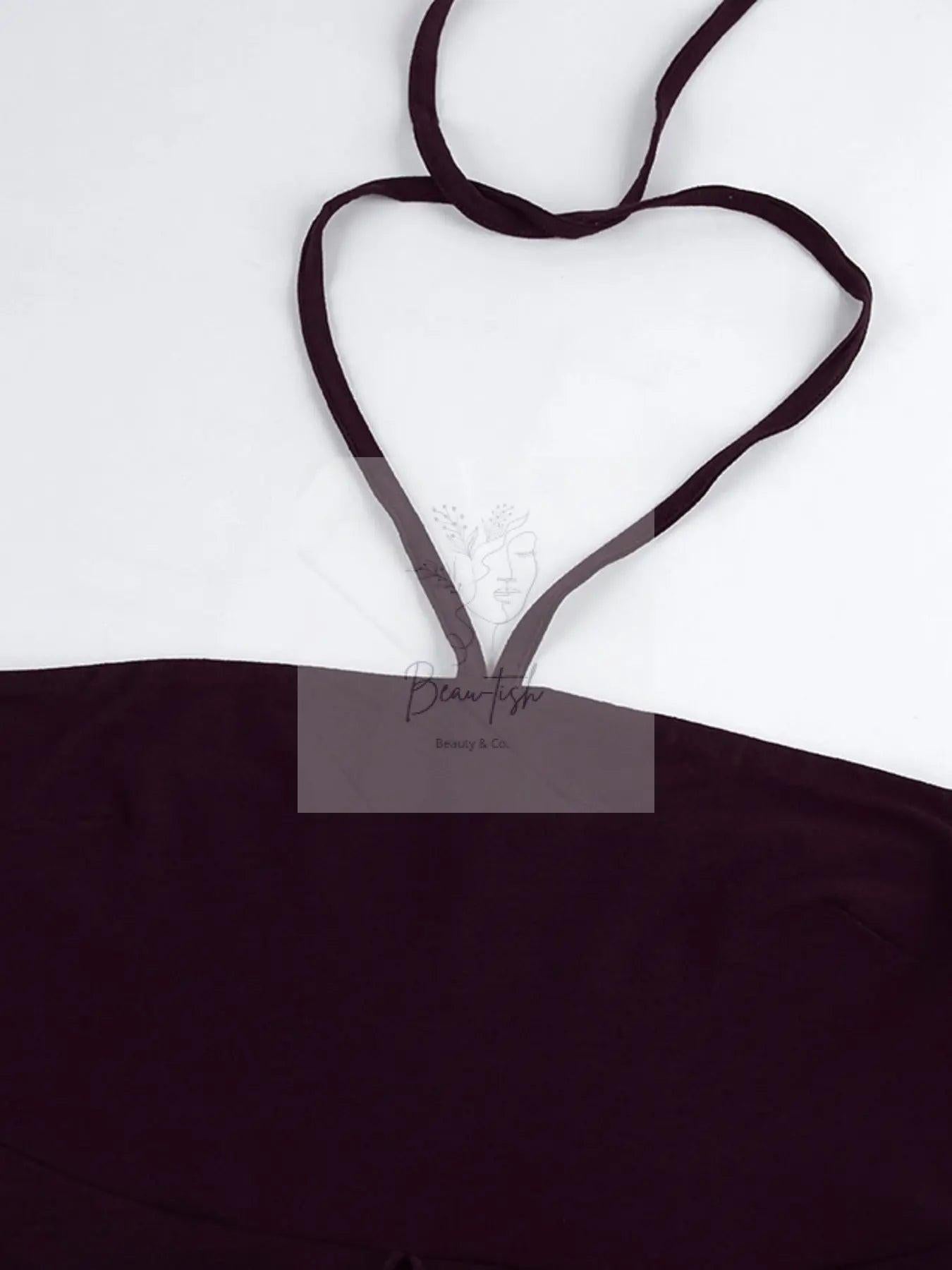 Halter Neck Asymmetrical Hem Cami