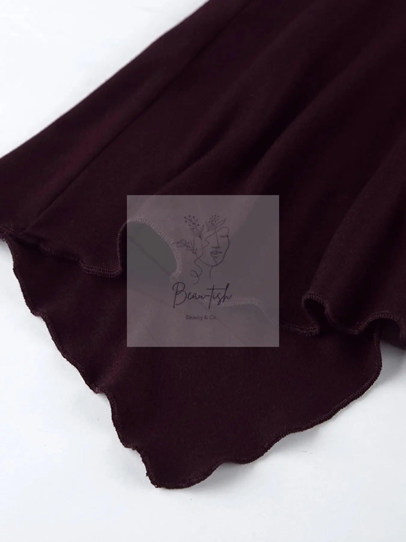Halter Neck Asymmetrical Hem Cami