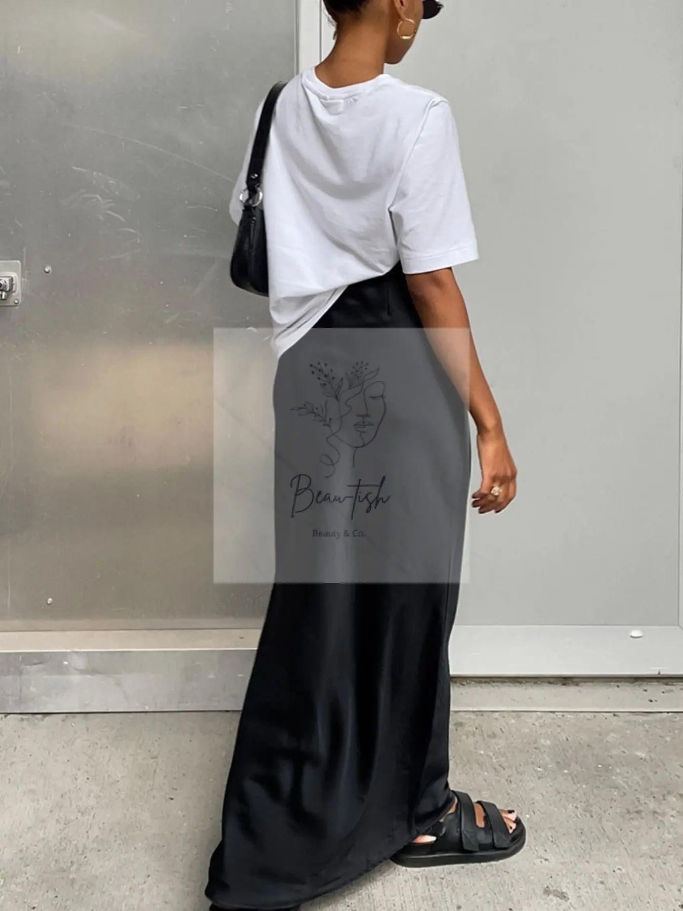 High Waist Maxi Skirt