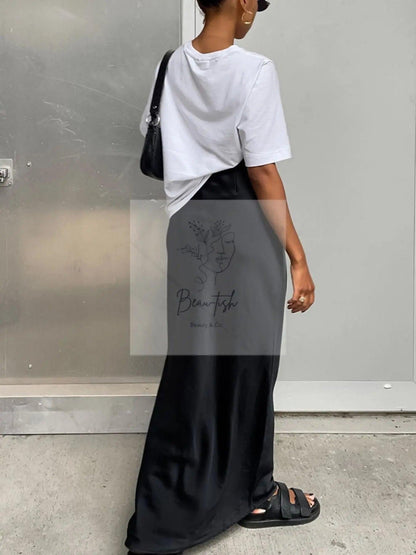High Waist Maxi Skirt