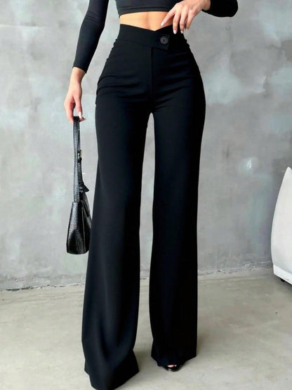 High Waist Wide Leg Pants
