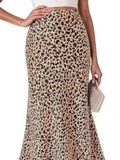 High-Waisted Mermaid Midi Skirt