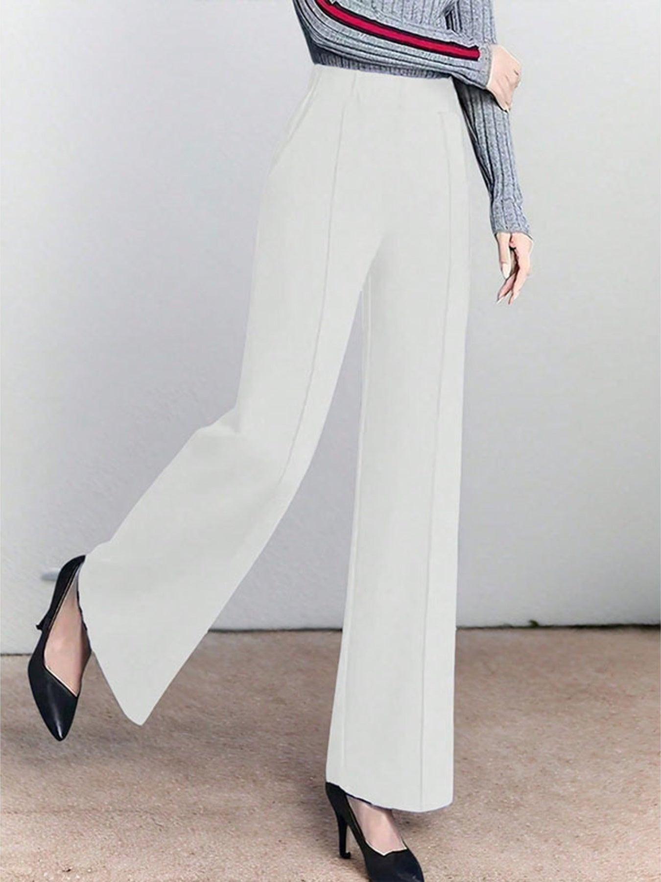 High-Waisted Wide Leg Pants