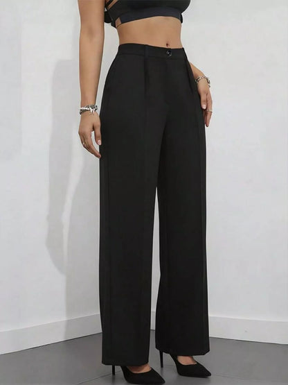 High-Waisted Wide Leg Pants