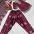 Women's Maroon Embroidered Satin Farshi Salwar Suit Set