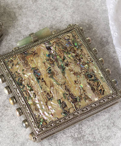 Mother of Pearl Gold Clutch