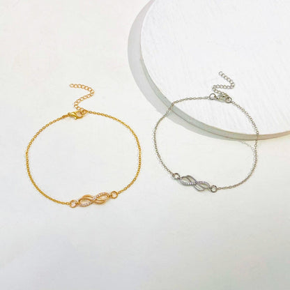 Infinity Knot Charm Bracelet