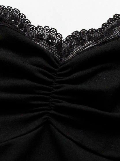 Lace Halter Neck Cami