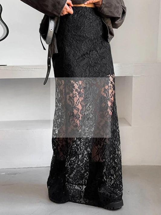 Lace Maxi Skirt