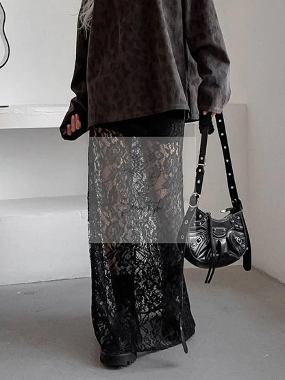 Lace Maxi Skirt
