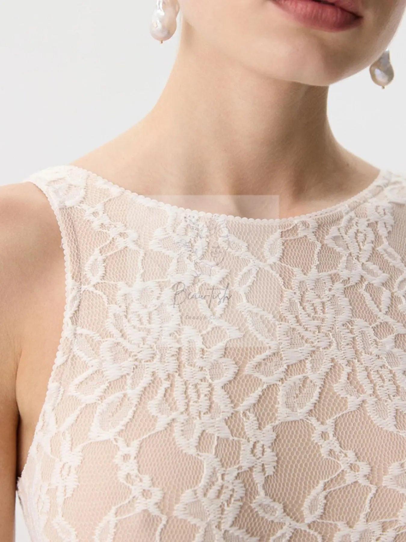 Lace Round Neck Tank