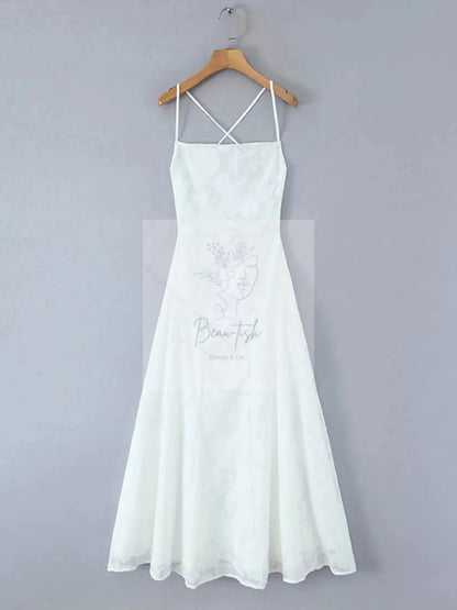 Lace Spaghetti Strap Maxi Dress