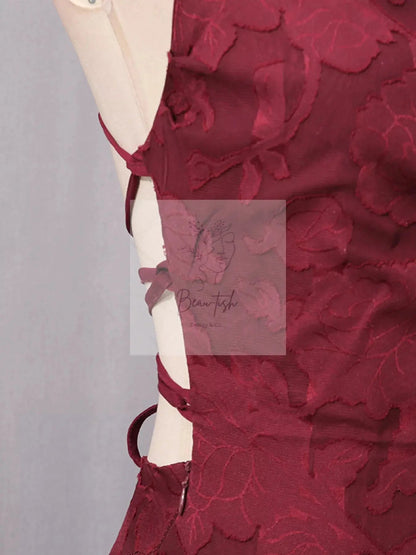 Lace Spaghetti Strap Maxi Dress