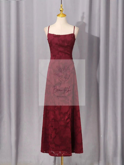 Lace Spaghetti Strap Maxi Dress