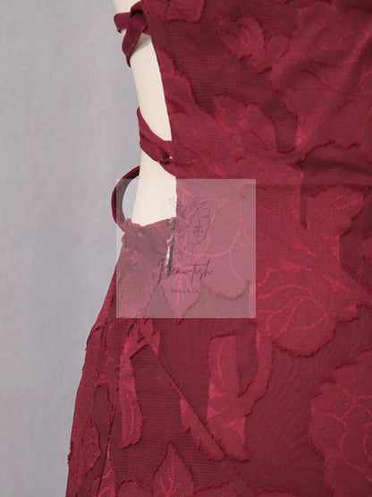 Lace Spaghetti Strap Maxi Dress