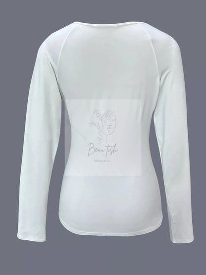 Lace Trim Long Sleeve T-Shirt