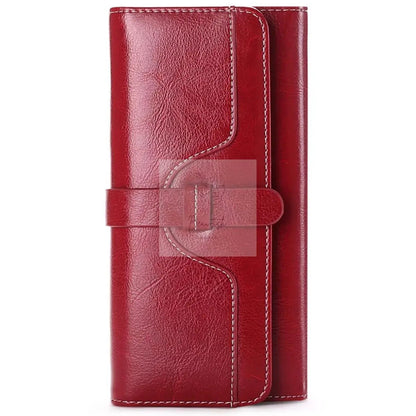 Leather Long Wallet