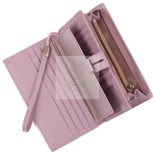 Leather Long Wallet