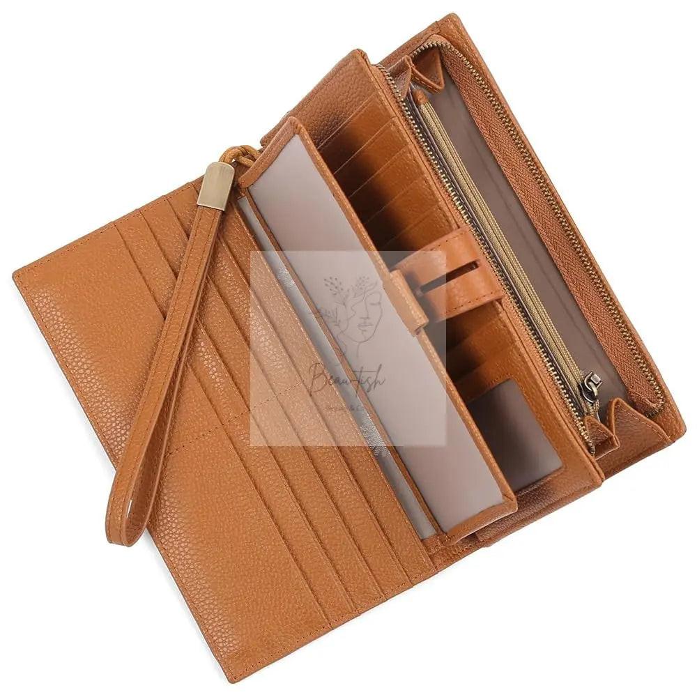Leather Long Wallet