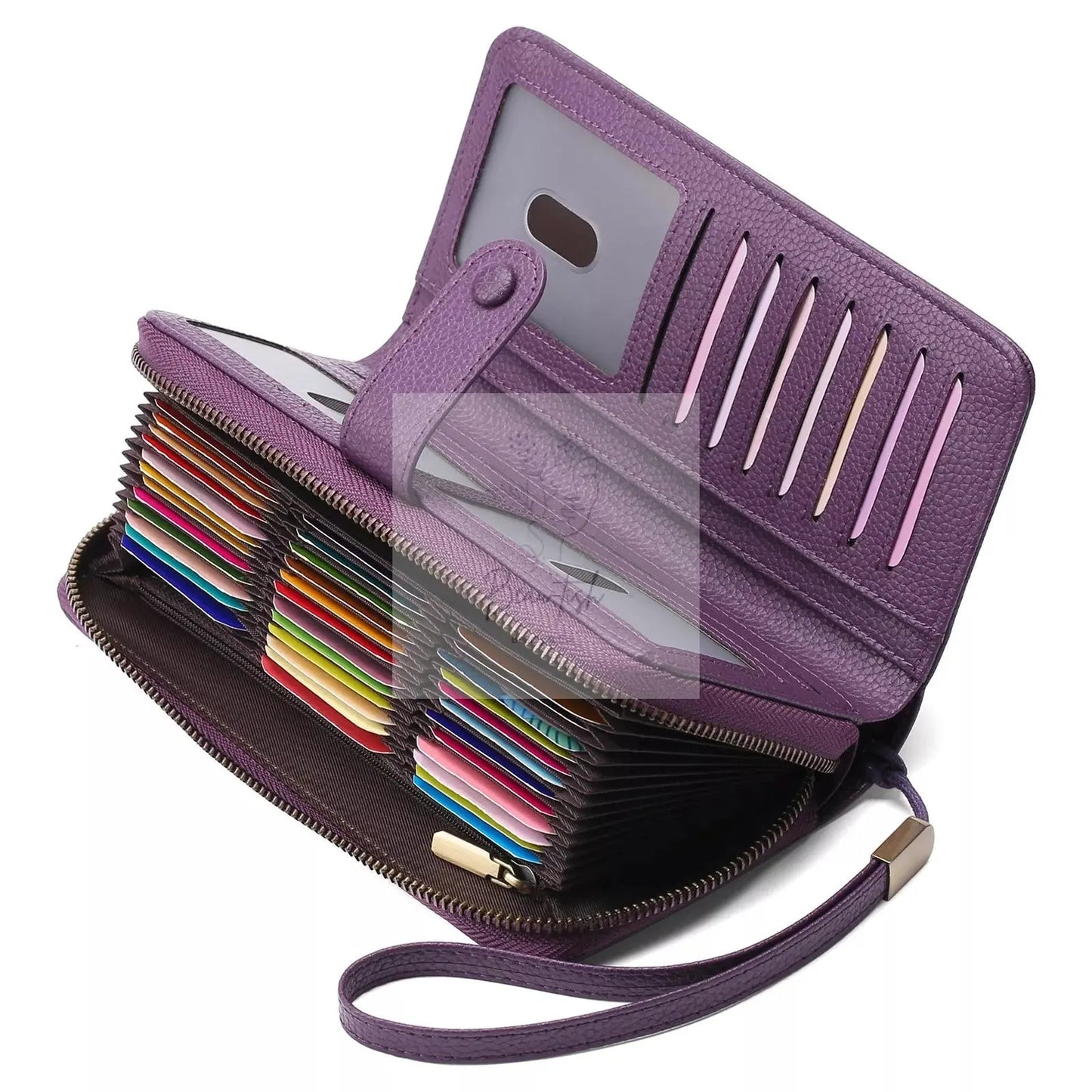Leather Long Wallet