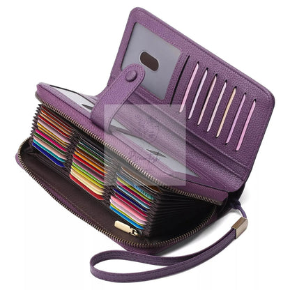 Leather Long Wallet