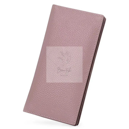 Leather Long Wallet