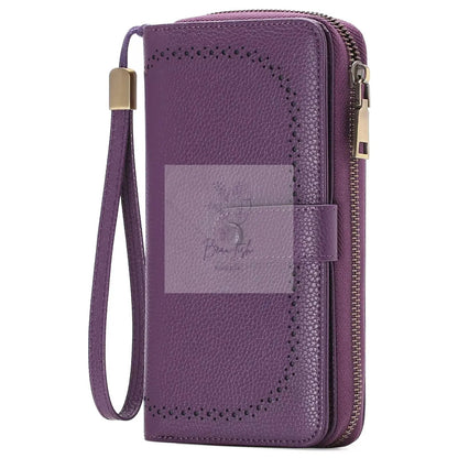 Leather Long Wallet