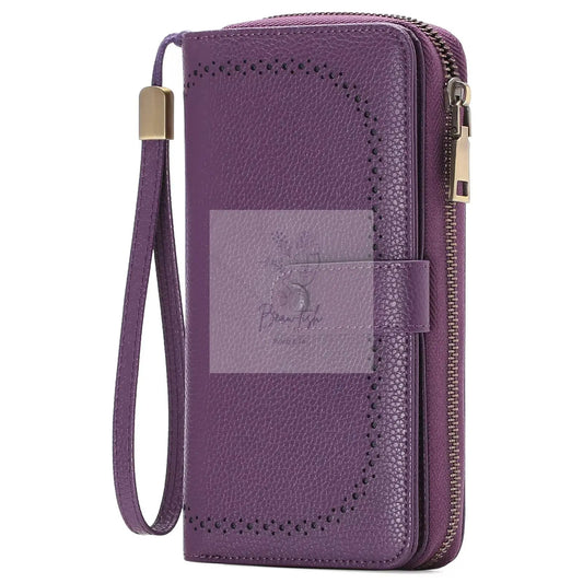Leather Long Wallet