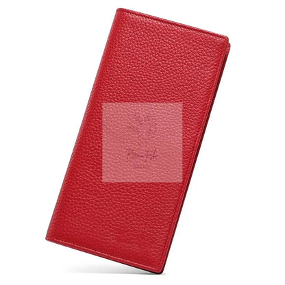 Leather Long Wallet