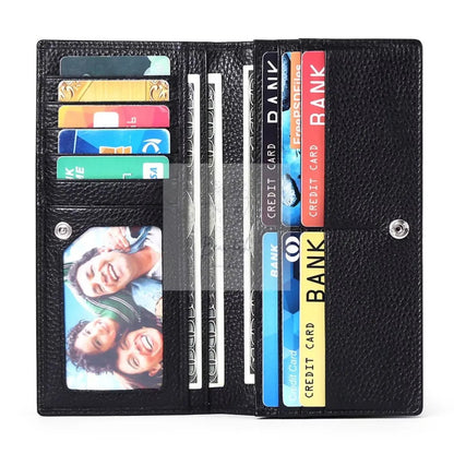 Leather Long Wallet