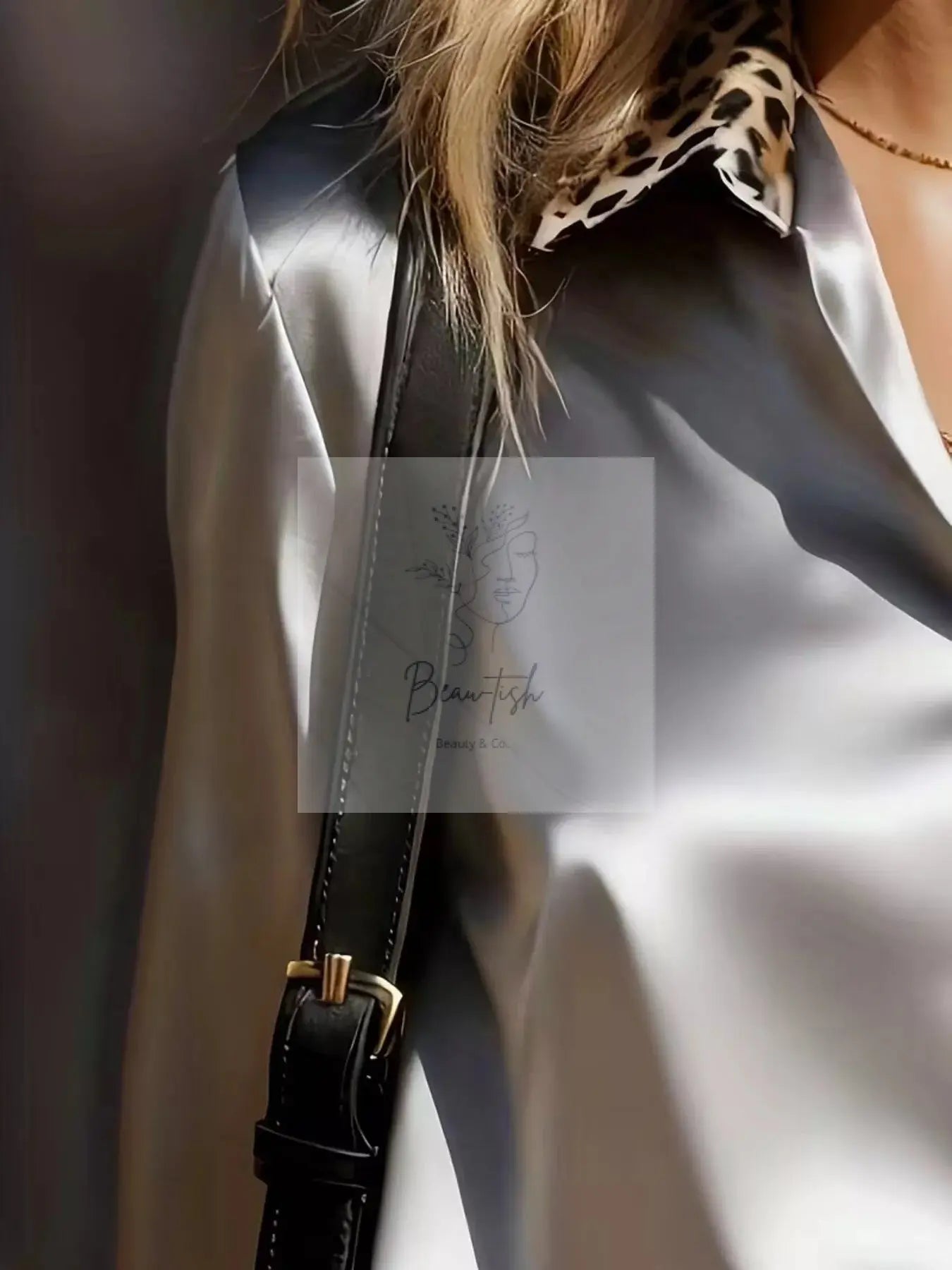 Leopard Button Up Long Sleeve Shirt
