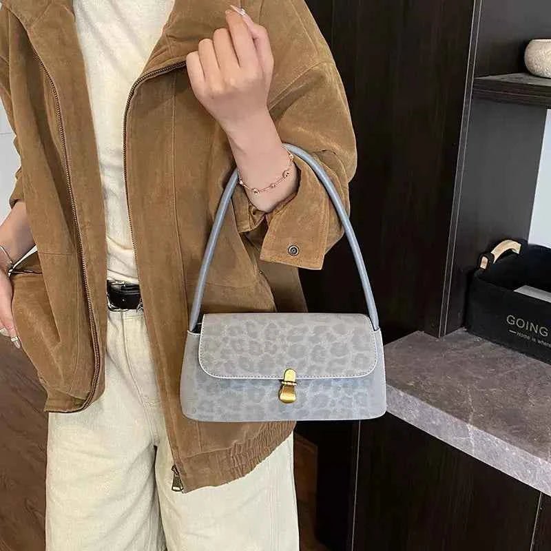 Leopard Print Shoulder Bag