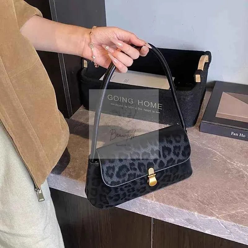 Leopard Print Shoulder Bag