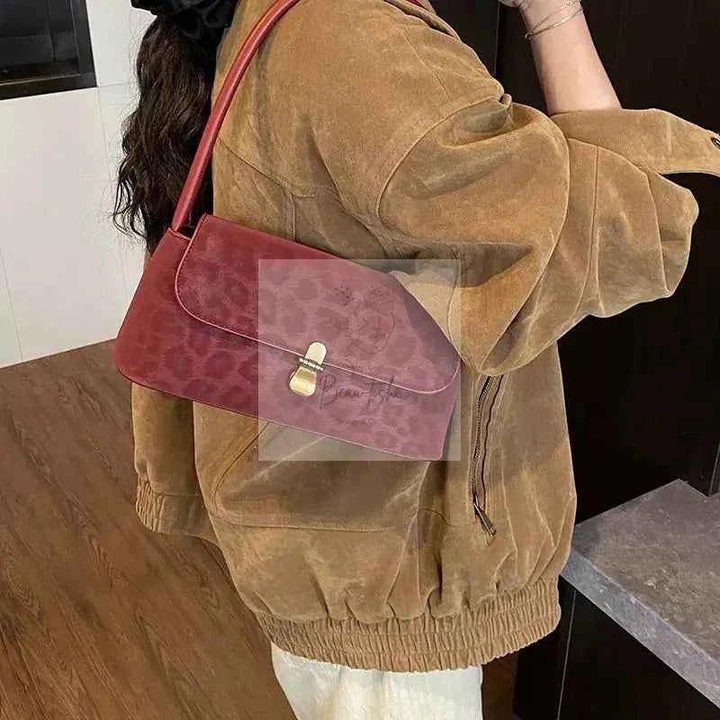 Leopard Print Shoulder Bag