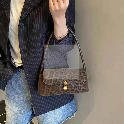 Leopard Print Shoulder Bag