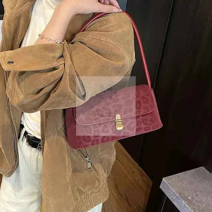Leopard Print Shoulder Bag