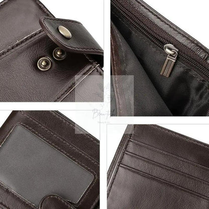 Men Multi-card Anti-magnetic Wallet - Compact Design