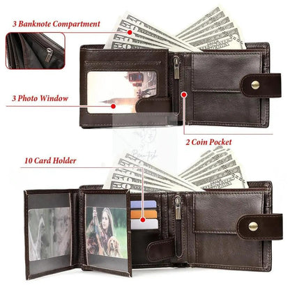 Men Multi-card Anti-magnetic Wallet - Compact Design